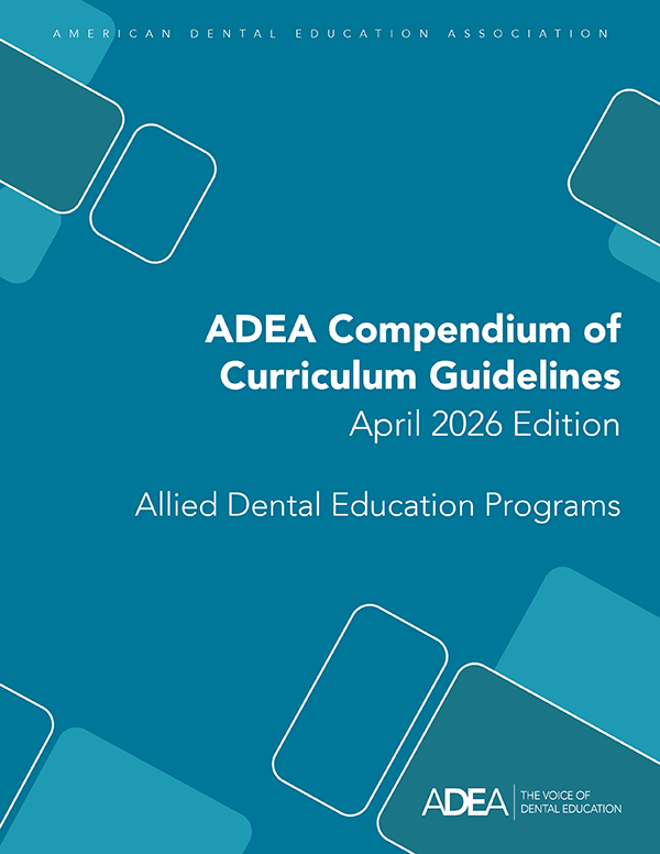 ADEA Compendium of Curriculum Guidelines Cover Image